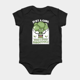 Just a girl who loves broccoli Baby Bodysuit